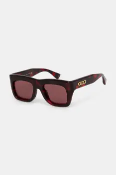 Gucci ochelari de soare culoarea bordo, GG1811S imagine