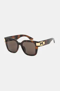 Gucci ochelari de soare femei, culoarea maro, GG1690SK imagine