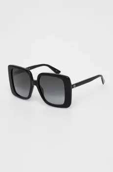 Gucci ochelari de soare femei, culoarea negru imagine