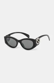 Gucci ochelari de soare femei, culoarea negru, GG1691S imagine
