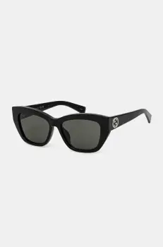 Gucci ochelari de soare femei, culoarea negru, GG1844SA imagine