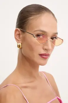 Gucci ochelari de soare femei, culoarea portocaliu, GG1604S imagine