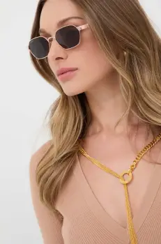 Gucci ochelari de soare femei, culoarea roz imagine