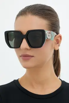Gucci ochelari de soare patrati pentru femei imagine