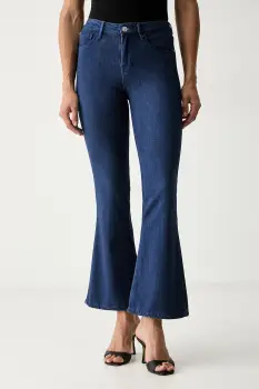 Guess blugi flared pentru femei CARTER imagine