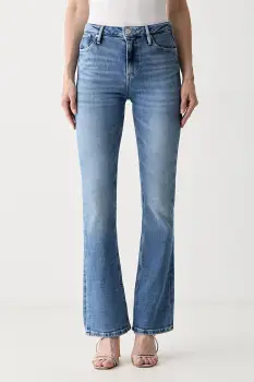 Guess blugi flared pentru femei SEXY FLARE imagine