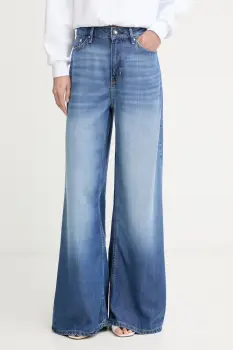 Guess blugi wide leg de dama imagine