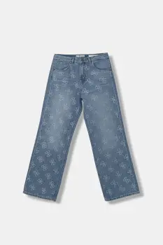 Guess blugi wide leg pentru copii imagine