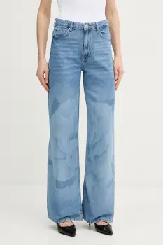 Guess blugi wide leg pentru femei imagine