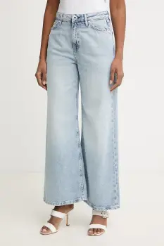 Guess blugi wide leg pentru femei imagine