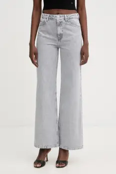 Guess blugi wide leg pentru femei imagine
