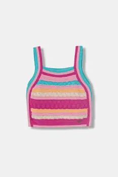 Guess bluza cu bretele pentru copii, din bumbac imagine