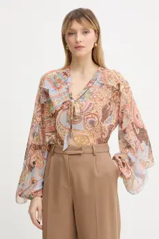 Guess bluza cu volane pentru femei PAISLEY imagine
