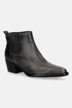 Guess cizme cu toc jos pentru femei, din piele WYNIE imagine