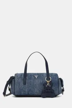 Guess geanta crossbody pentru femei din denim KASSIE imagine
