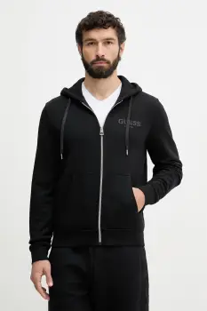 Guess hanorac cu fermoar si gluga pentru barbati, cu bumbac imagine