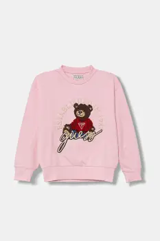 Guess hanorac de bumbac pentru copii imagine