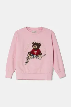 Guess hanorac de bumbac pentru copii imagine