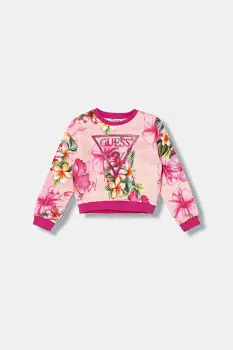 Guess hanorac de bumbac pentru copii imagine