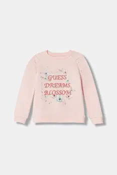 Guess hanorac de bumbac pentru copii imagine