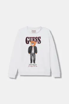 Guess hanorac de bumbac pentru copii imagine