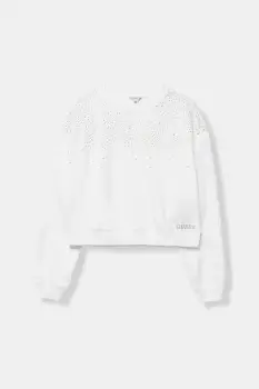 Guess hanorac de bumbac pentru copii imagine