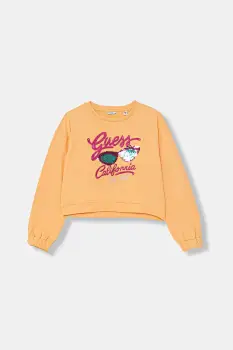 Guess hanorac de bumbac pentru copii imagine