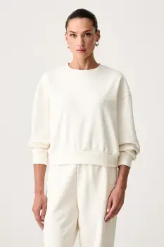 Guess hanorac oversized pentru femei cu bumbac PHOEBE imagine