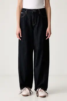 Guess Jeans blugi barrel pentru femei imagine