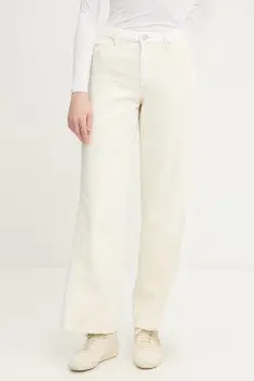 Guess Jeans blugi wide leg pentru femei imagine