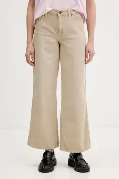 Guess Jeans blugi wide leg pentru femei imagine