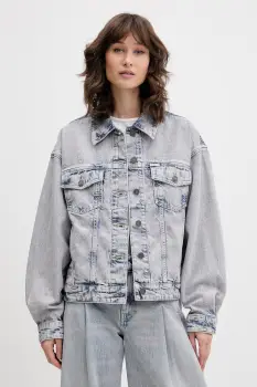 Guess Jeans geaca de blugi de femei din denim imagine