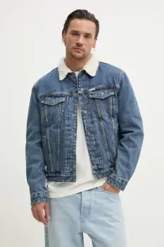 Guess Jeans geaca de blugi din bumbac imagine