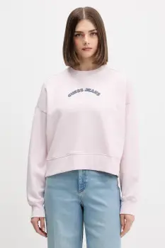 Guess Jeans Hanorac dama din bumbac imagine