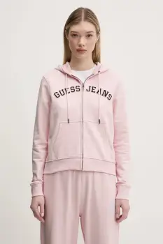 Guess Jeans hanorac de bumbac imagine