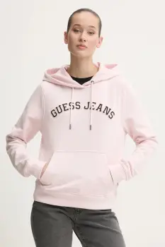 Guess Jeans hanorac de bumbac imagine