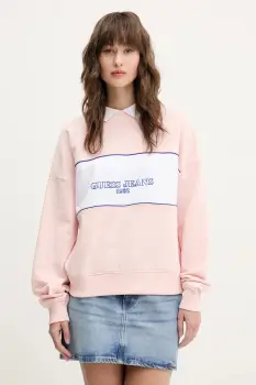 Guess Jeans hanorac de bumbac imagine