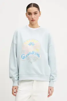 Guess Jeans hanorac de bumbac imagine