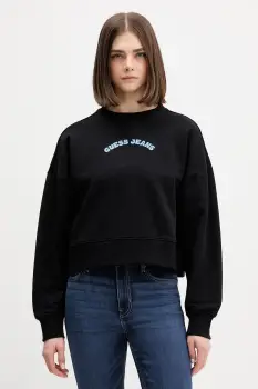 Guess Jeans hanorac pentru femei, din bumbac imagine