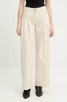 Guess Jeans pantaloni de femei din bumbac imagine