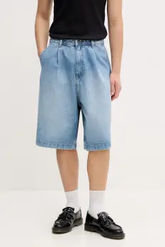 Guess Jeans Pantaloni scurti barbati din denim imagine