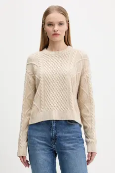 Guess Jeans pulover din amestec de lana imagine