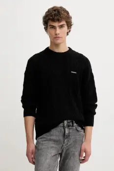 Guess Jeans pulover din amestec de lana imagine