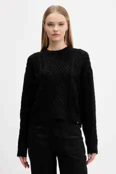 Guess Jeans pulover din amestec de lana imagine