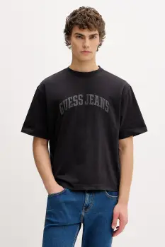 Guess Jeans tricou barbatesc de bumbac imagine