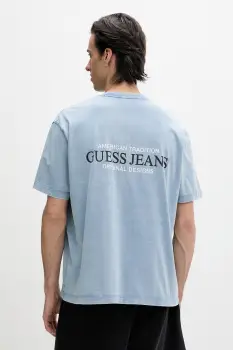 Guess Jeans tricou barbatesc din bumbac imagine