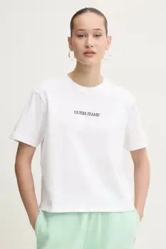 Guess Jeans tricou din bumbac imagine