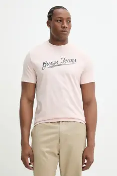 Guess Jeans tricou din bumbac imagine