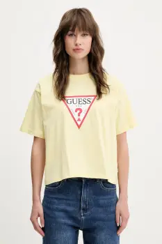 Guess Jeans tricou din bumbac imagine
