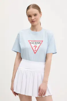 Guess Jeans tricou din bumbac imagine